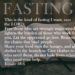 Thoughts To Ponder: Fasting